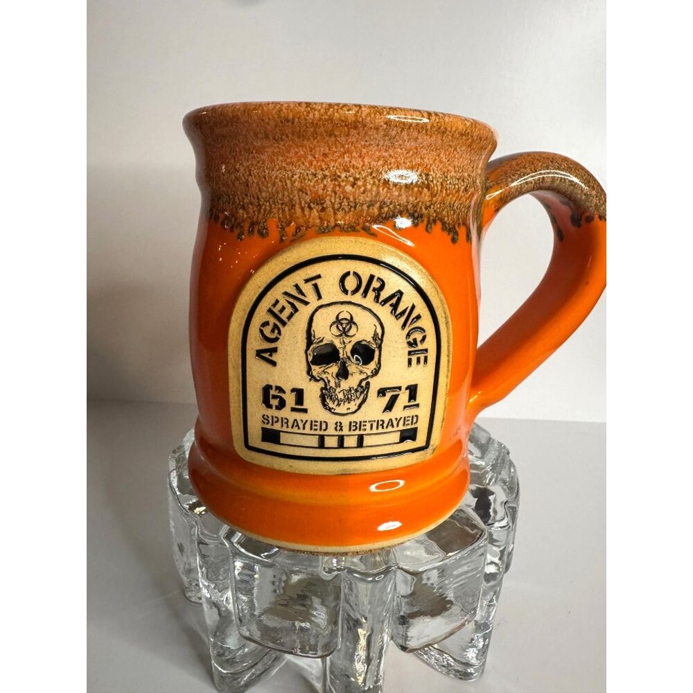 USA-Made Stoneware Mug – “Agent Orange |‎ Sprayed & Betrayed 61–71”